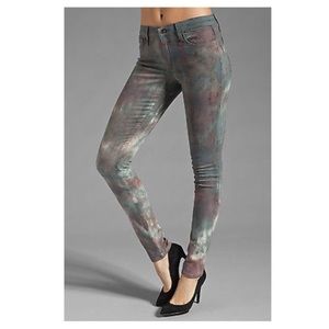 Joe’s Jeans in mountain rose tie dye wash.